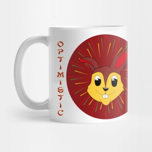 Rabbit Motivation Words CNY Mug